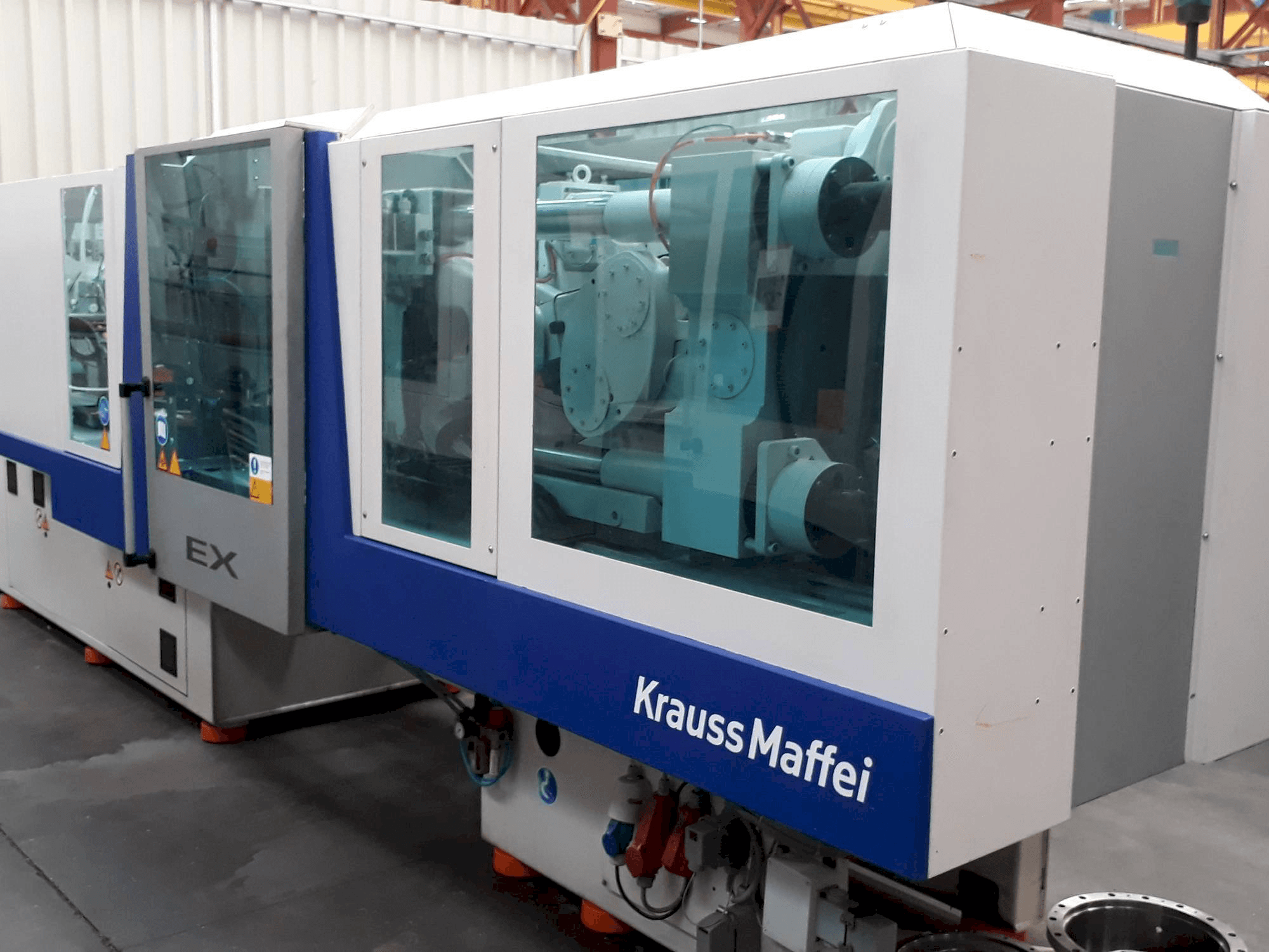 Vooraanzicht van Krauss Maffei 160-750 EX machine