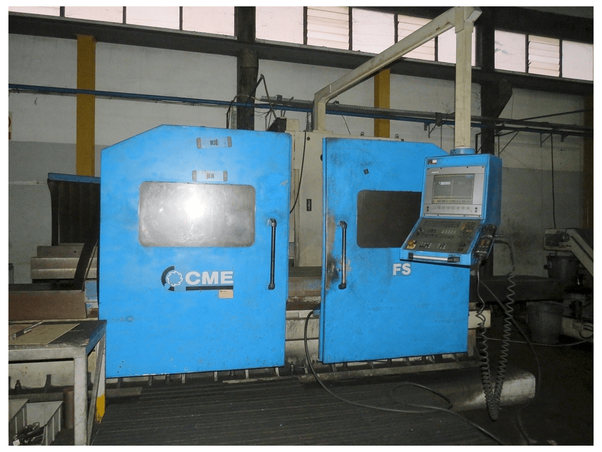 Vooraanzicht van CME FS2 machine