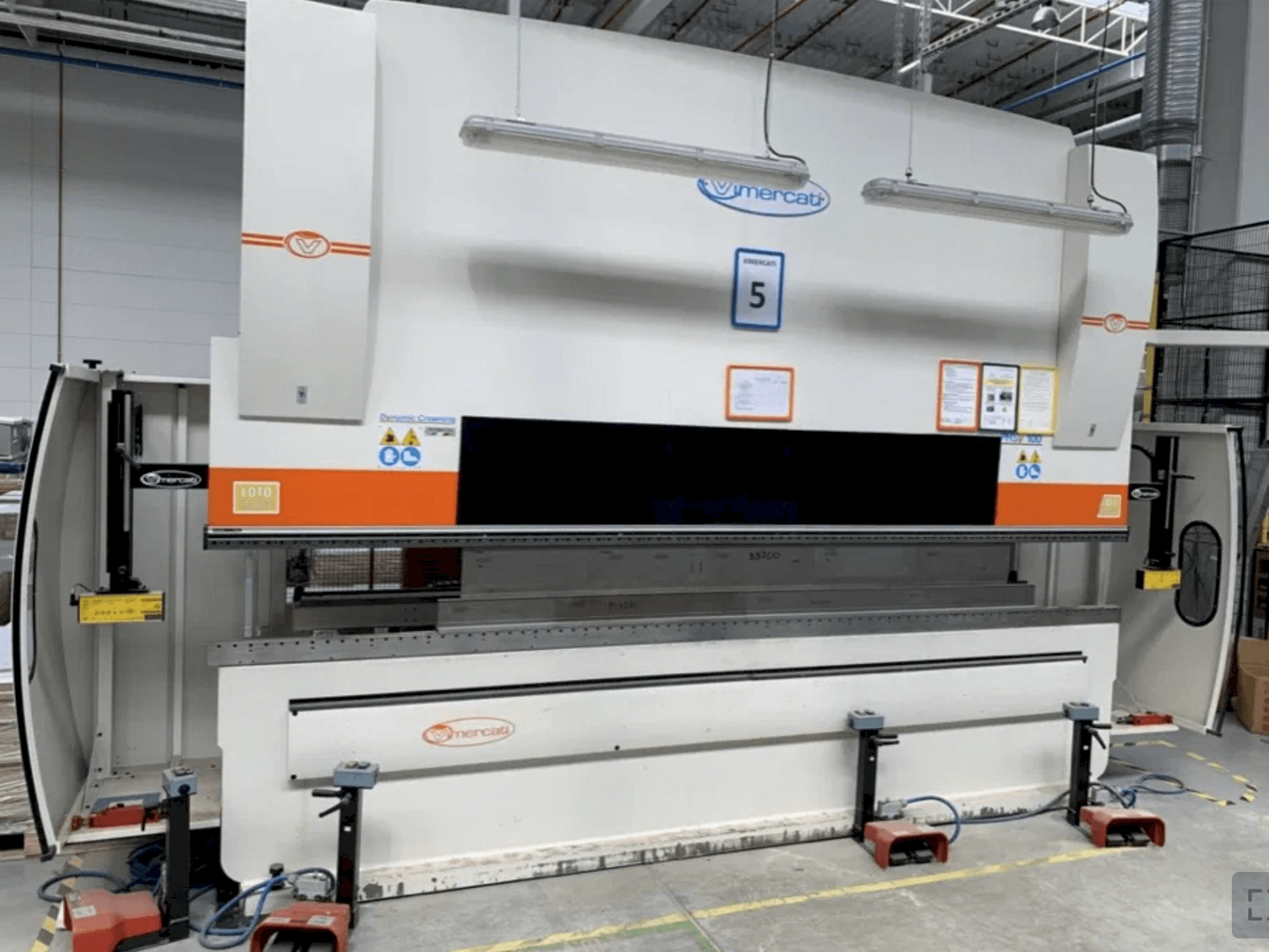 Vooraanzicht van Vimercati PHSY 100x4080 machine