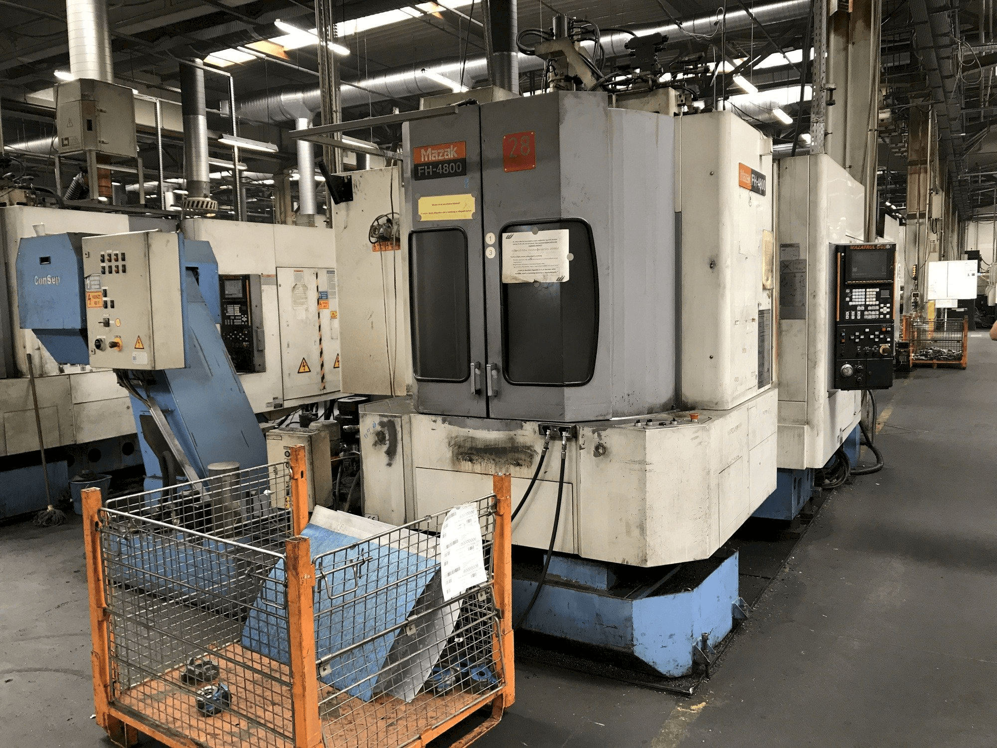 Vooraanzicht van Mazak FH-4800 40T machine