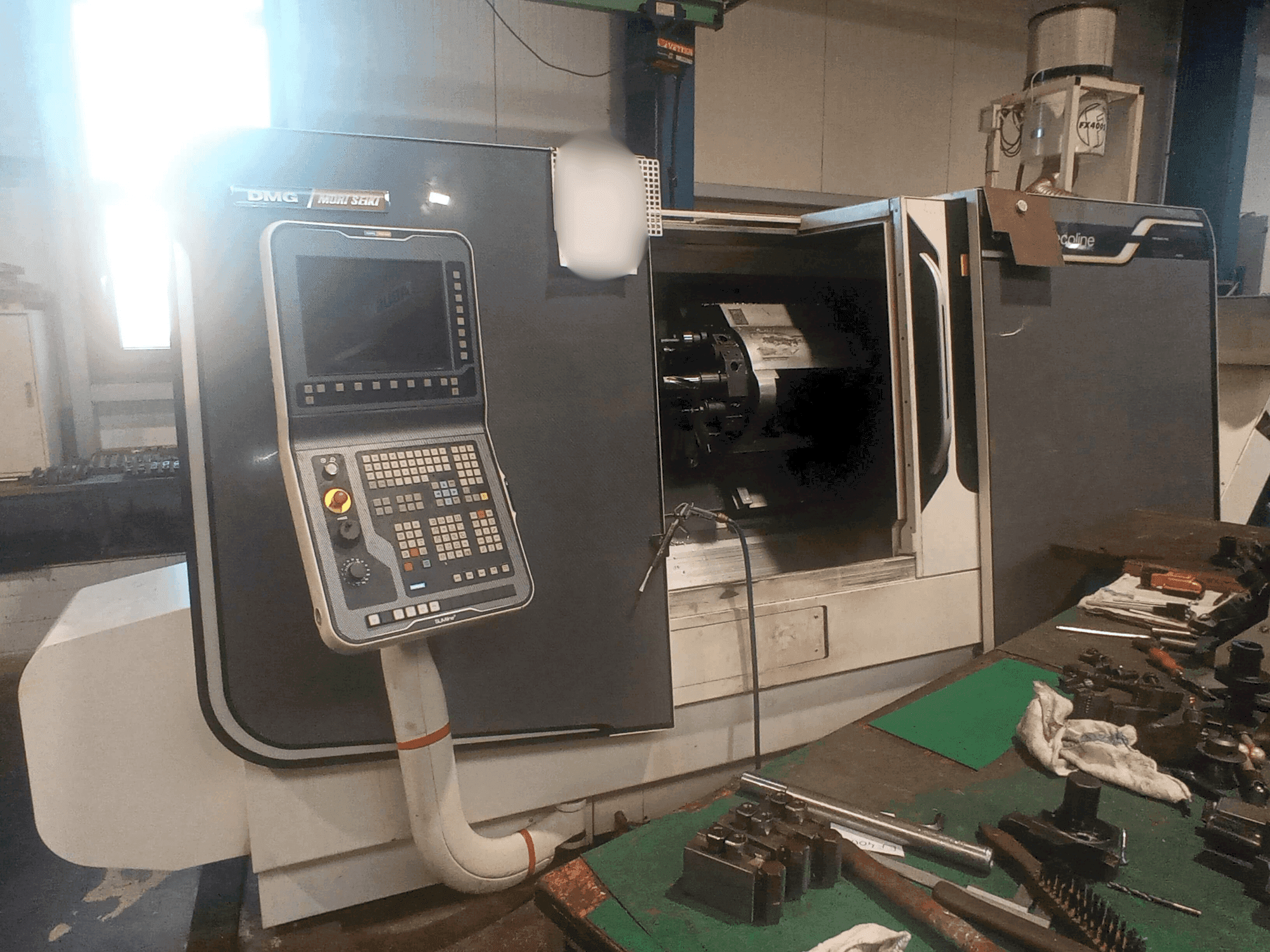 Vooraanzicht van DMG Mori Seiki CTX 510 ecoline machine