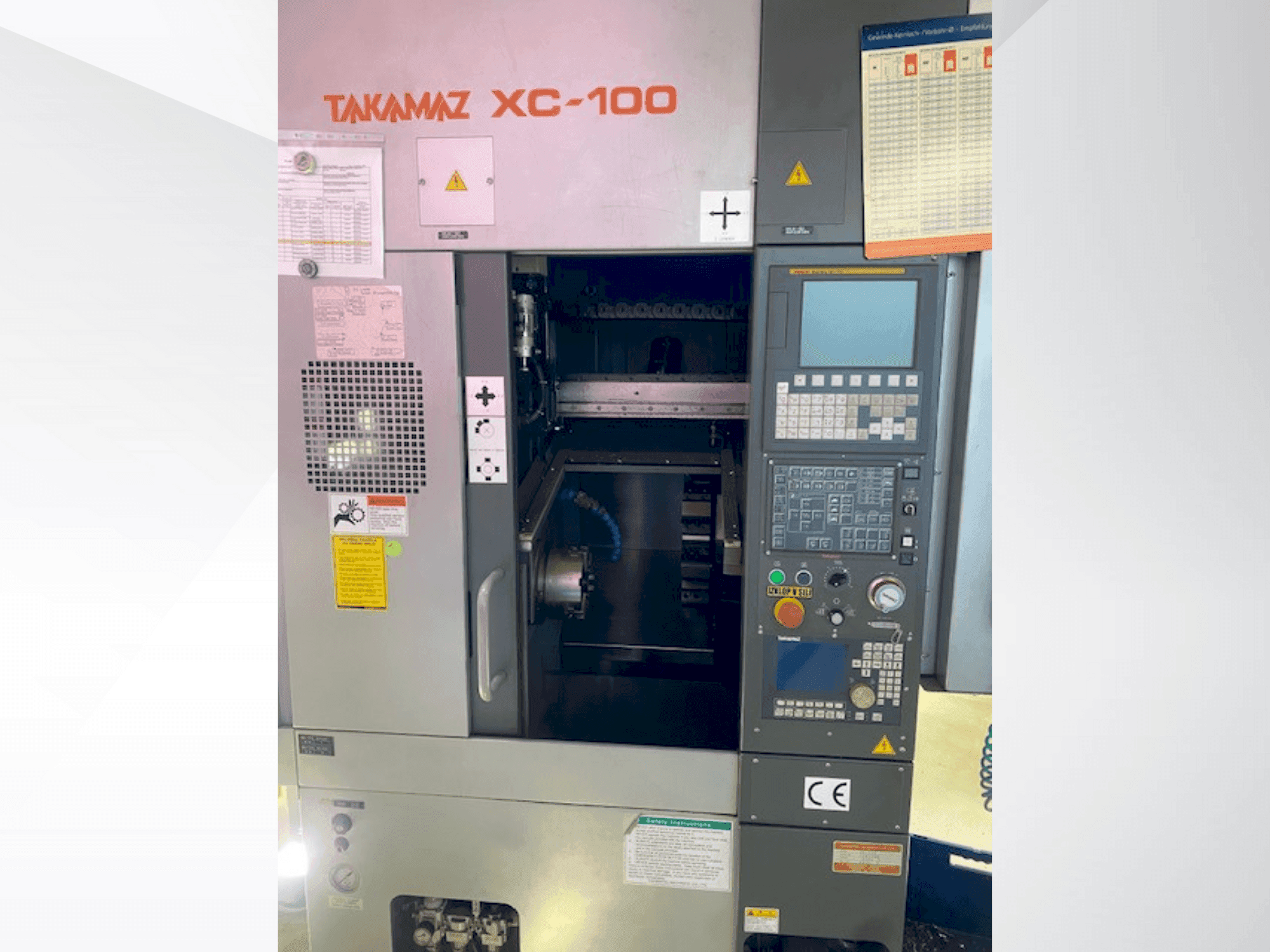 Vooraanzicht van Takamaz XC-100 (2015) machine