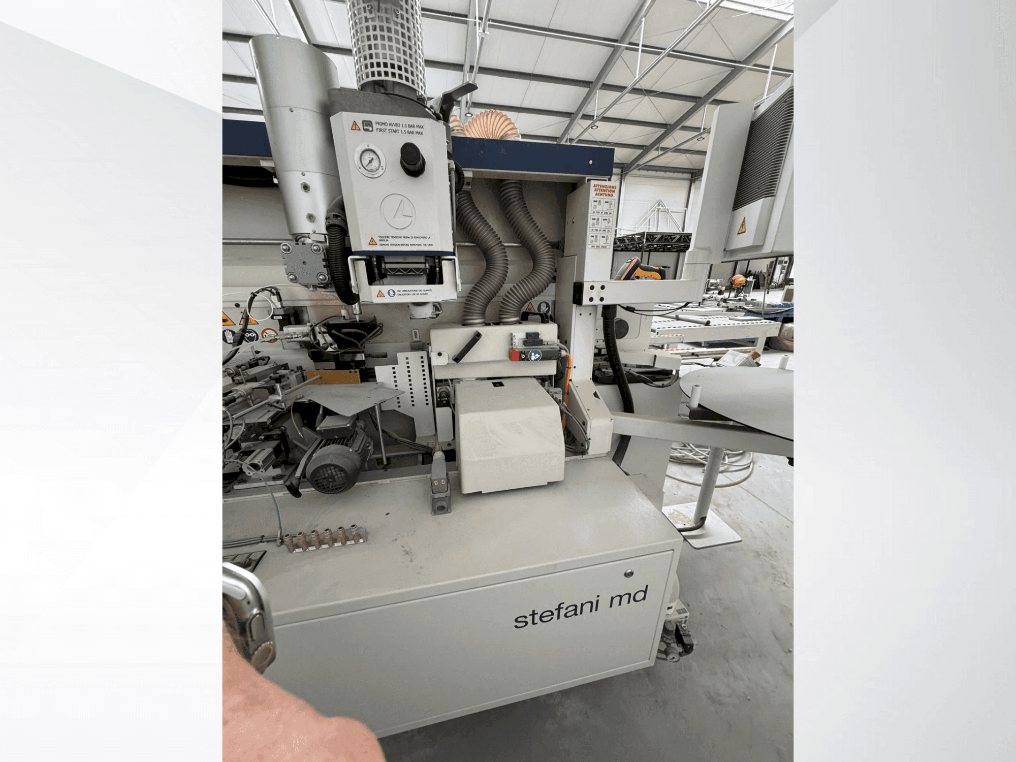 Vooraanzicht van SCM STEFANI MD machine