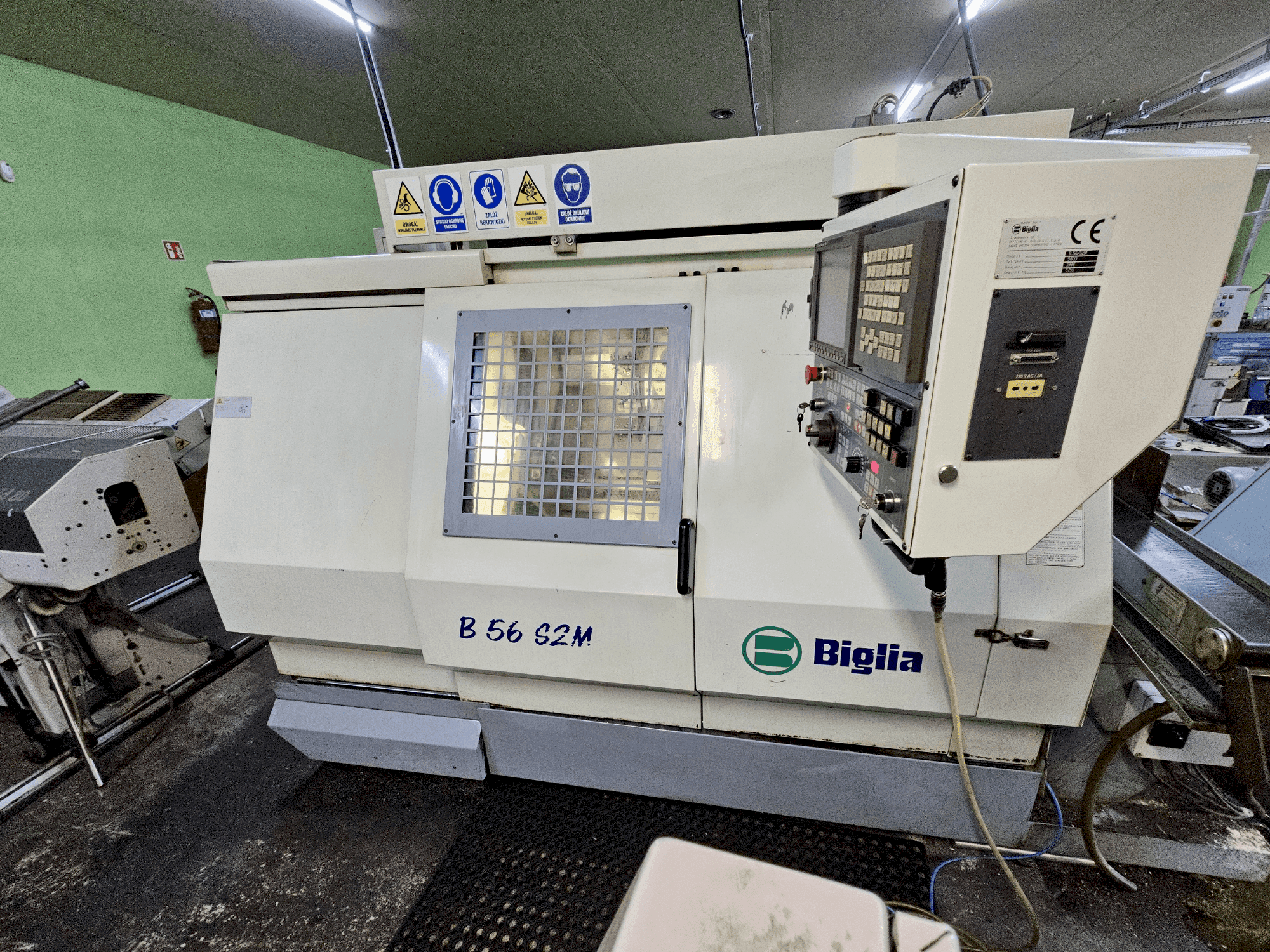 Vooraanzicht van Biglia B56 S2M machine