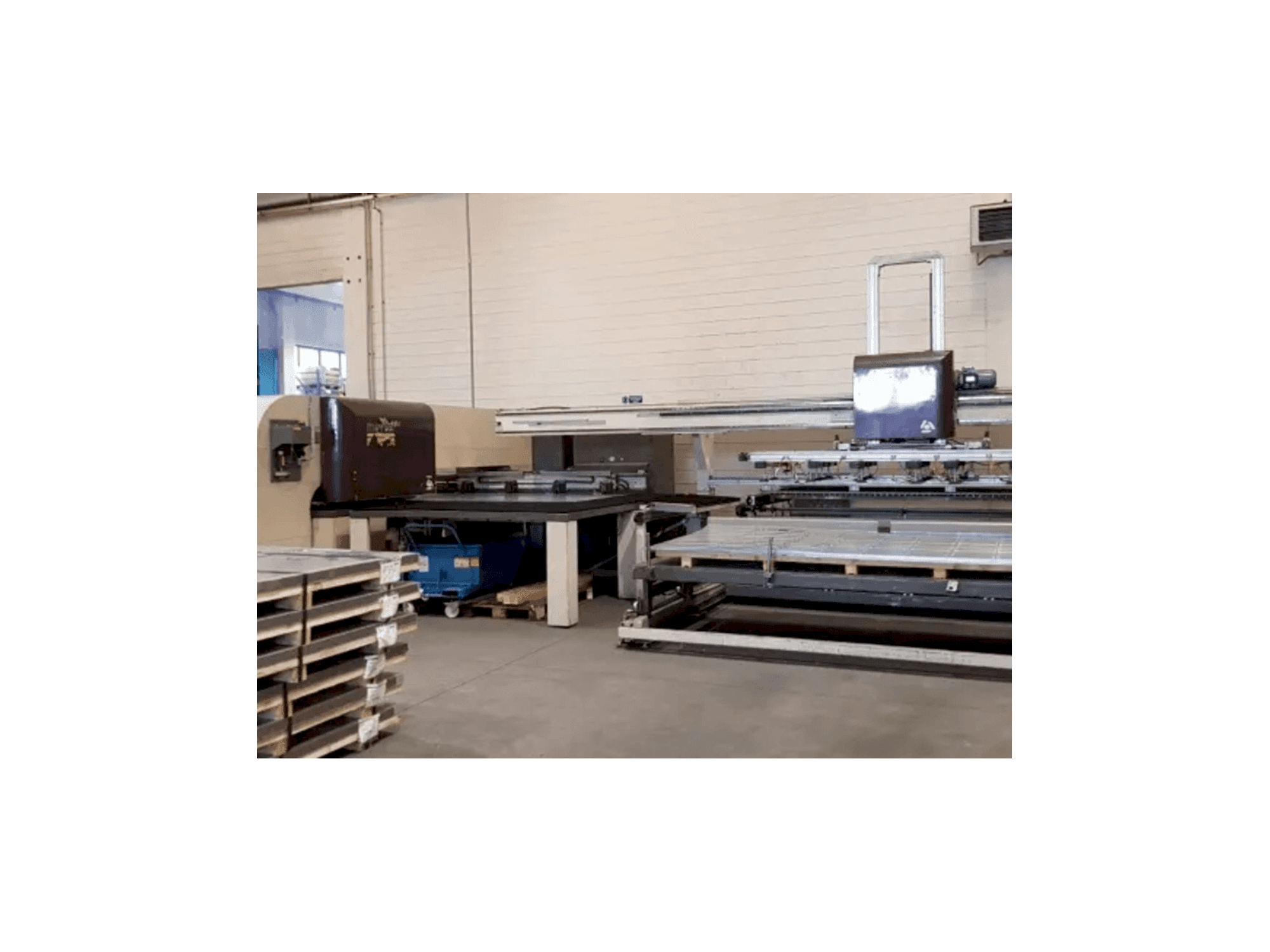 Vooraanzicht van DANOBAT P1631 machine