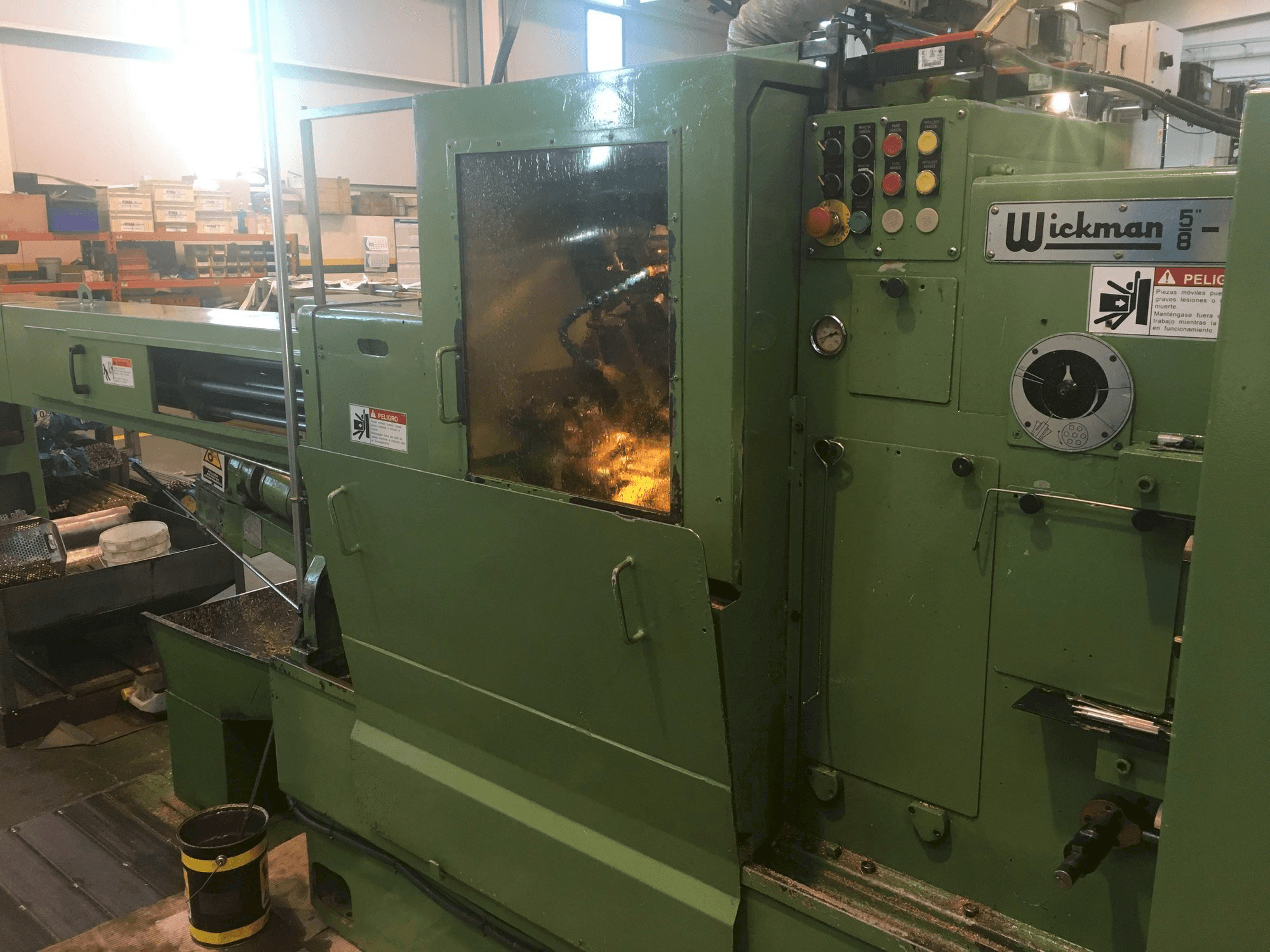 Vooraanzicht van Wickman 5/8-6 machine