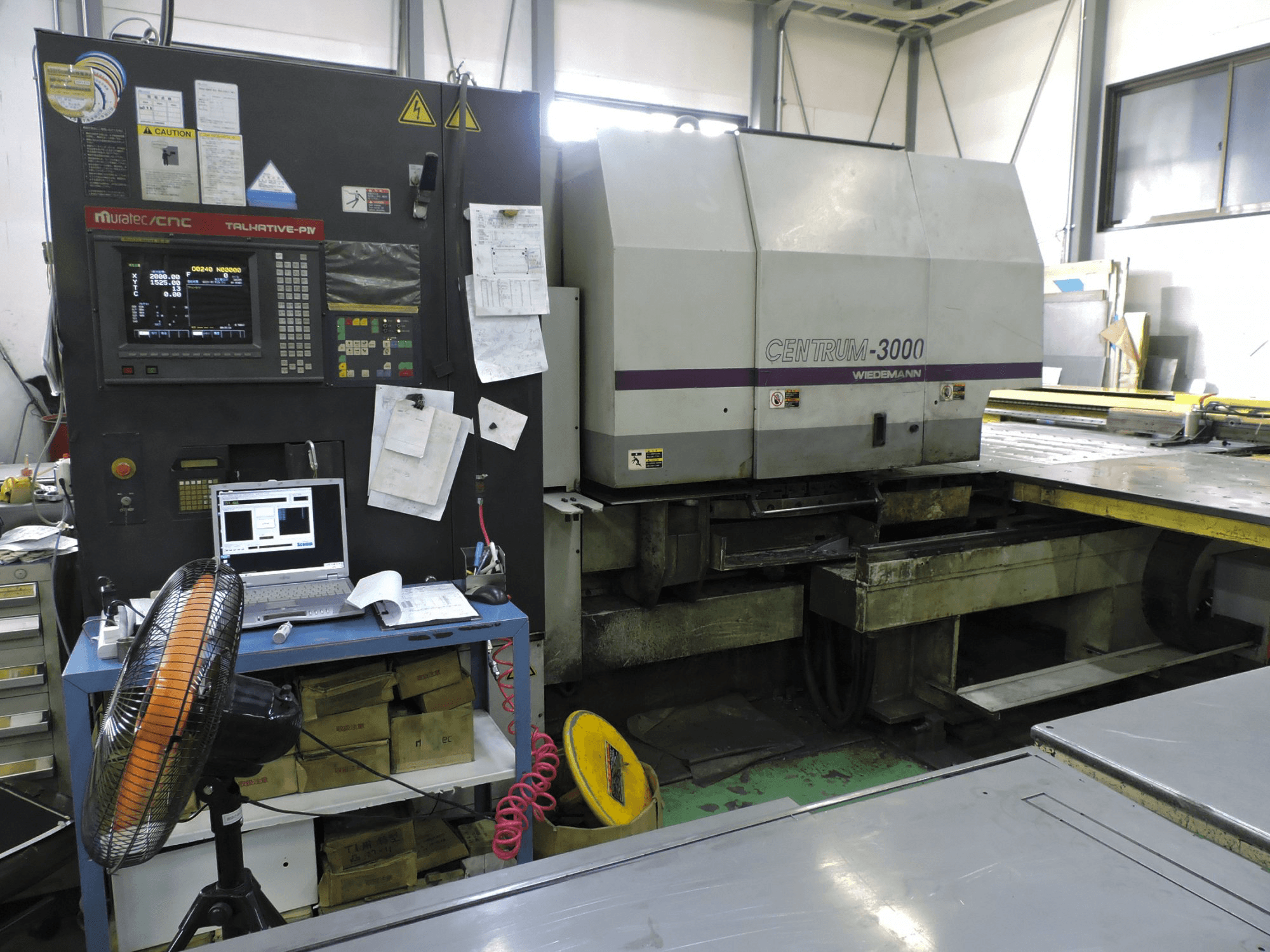 Linkerzijdeaanzicht 1 van Murata Wiedemann C-3000 machine