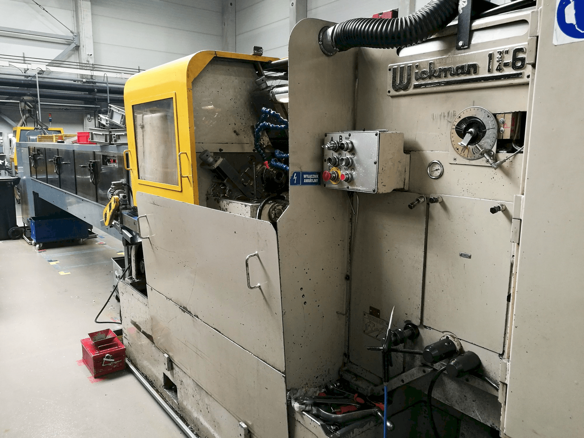 Vooraanzicht van Wickman 1 3/4"-6 machine