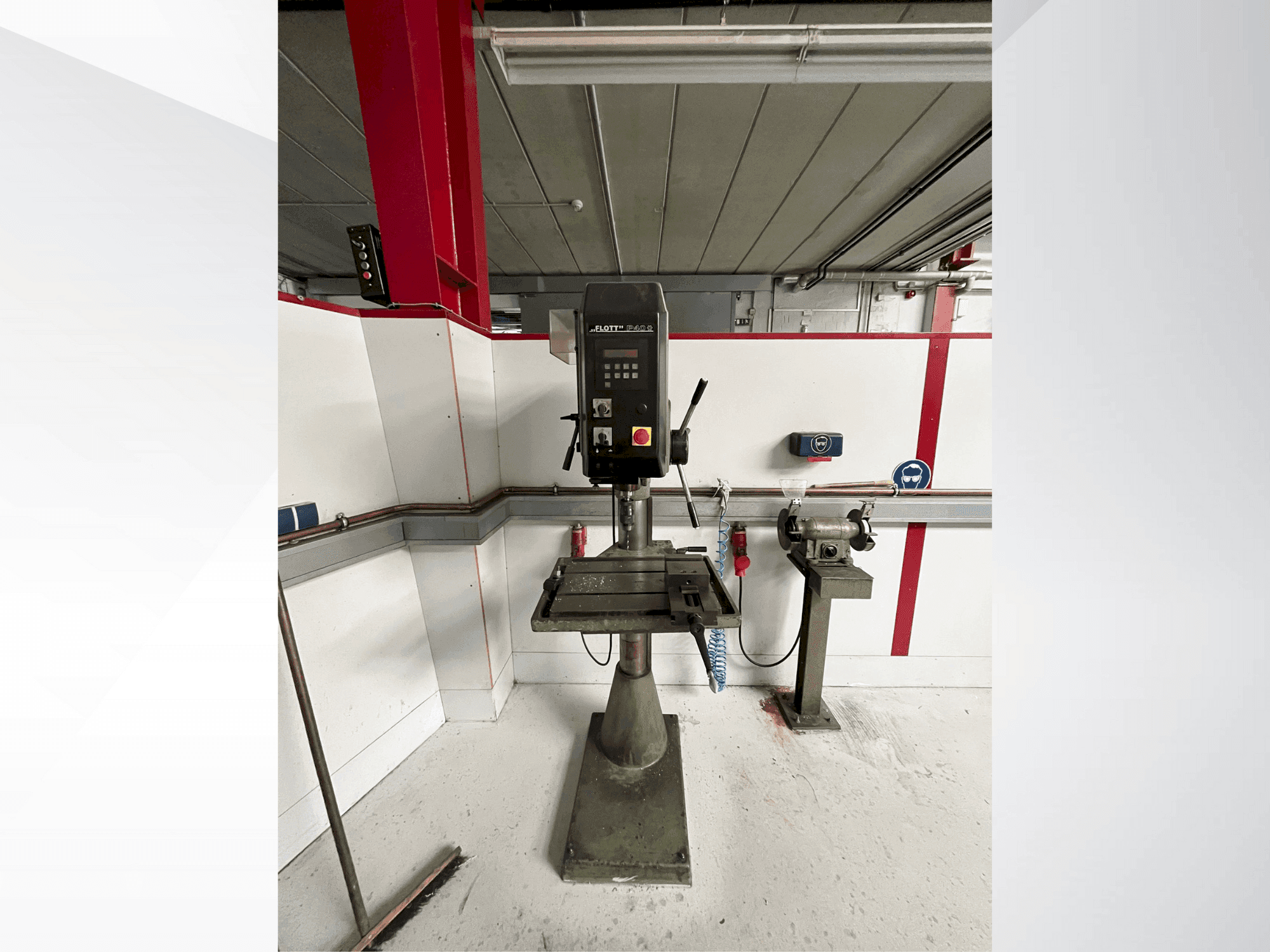 Vooraanzicht van Hahn+Kolb Flott P40 machine