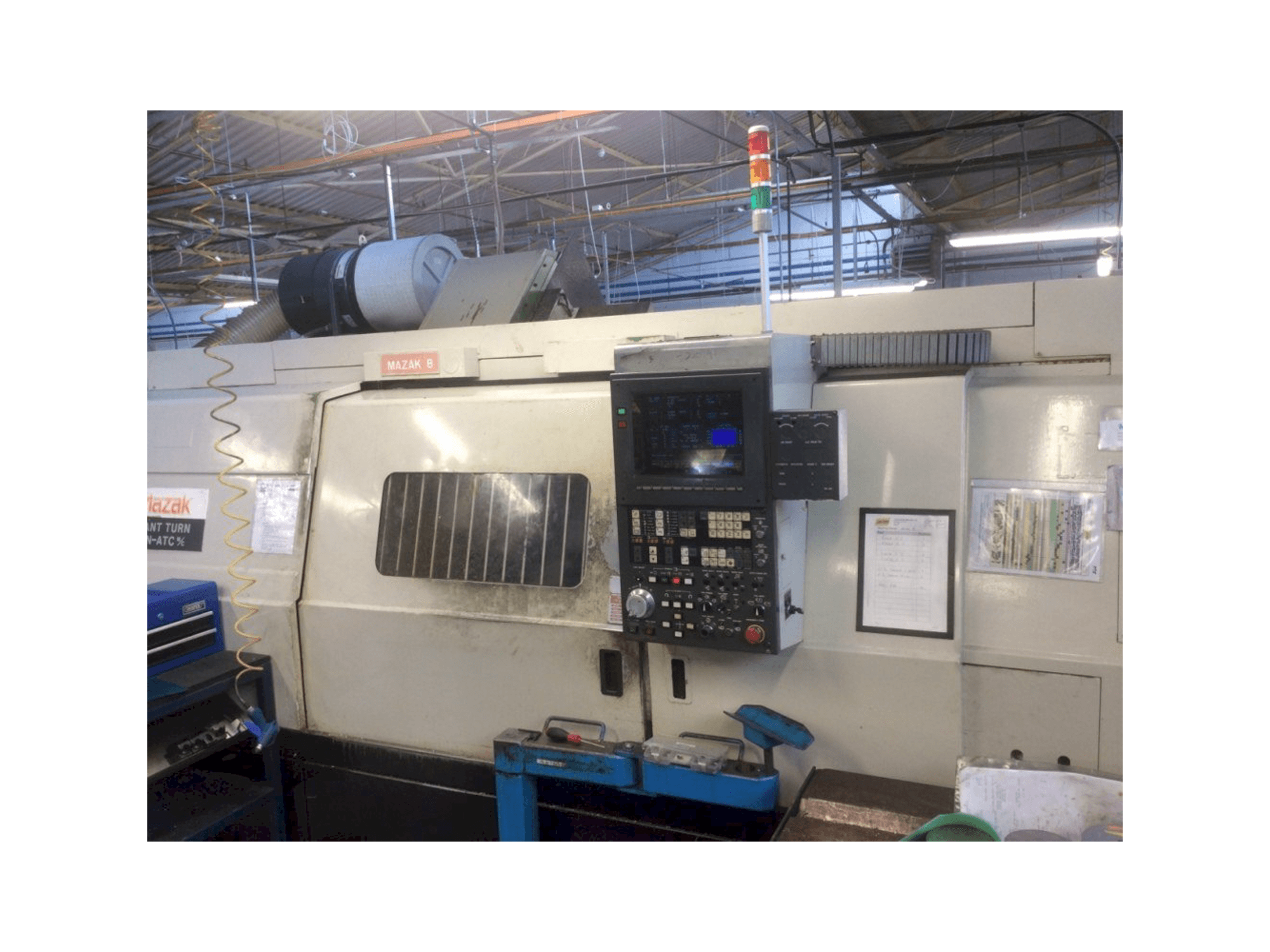 Vooraanzicht van Mazak Slant Turn 28N - ATC M/C machine