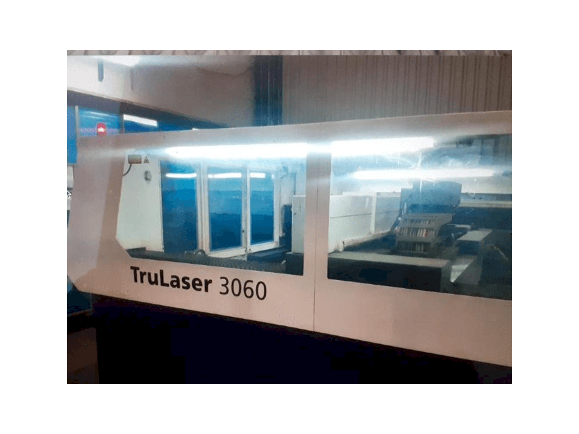 Vooraanzicht van Trumpf Trulaser 3060 machine