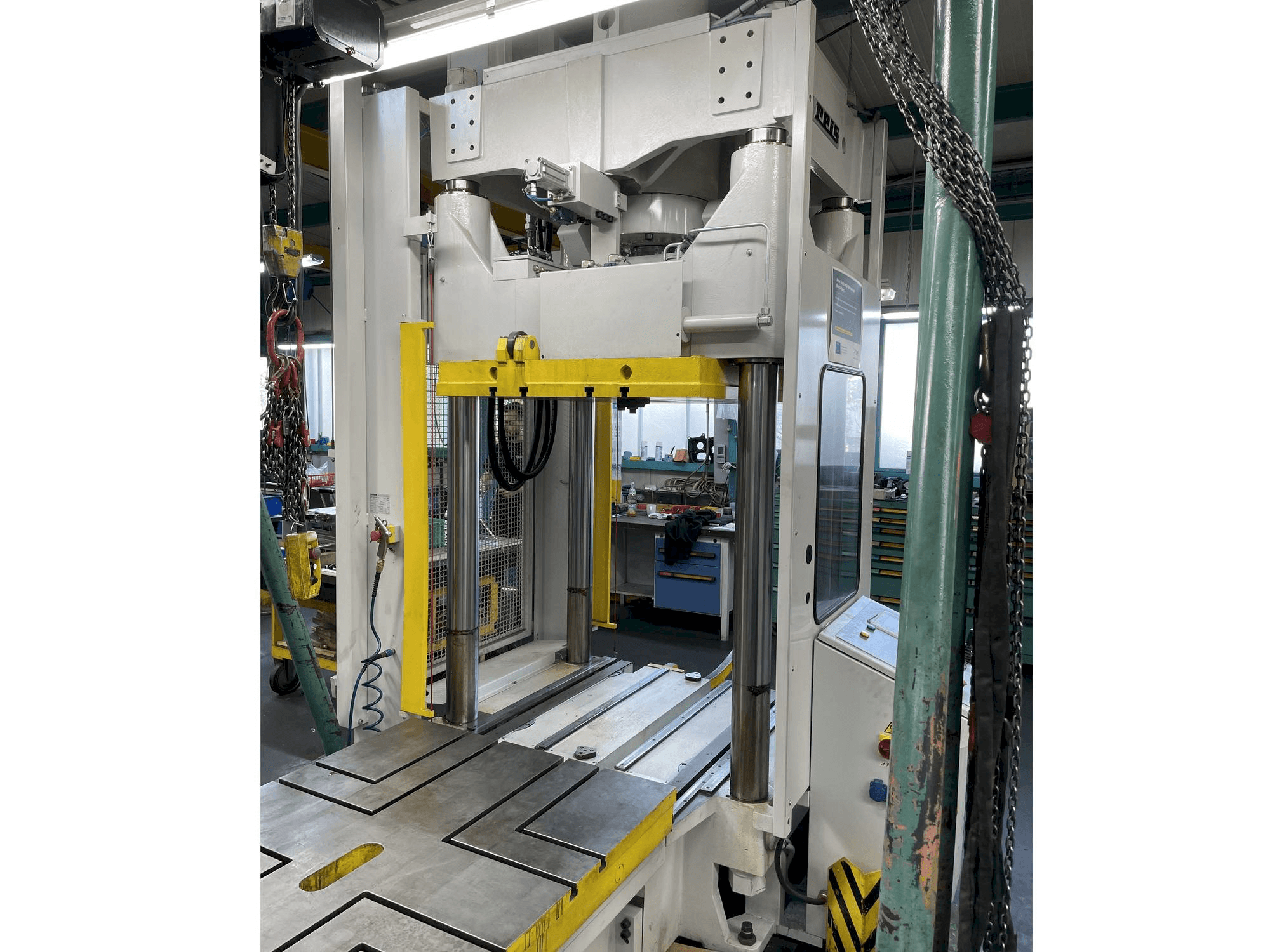 Vooraanzicht van Reis TUS 100 machine