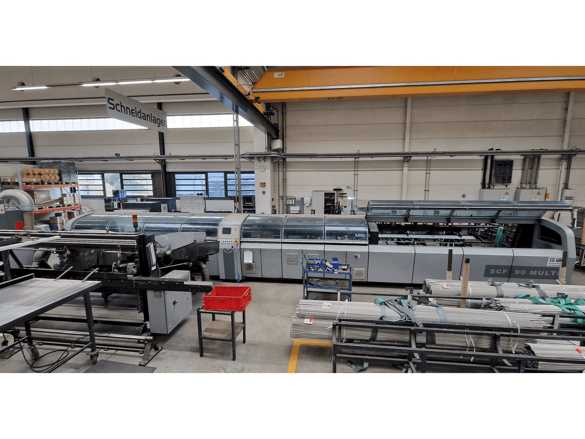 Vooraanzicht van Bewo SFC90 machine