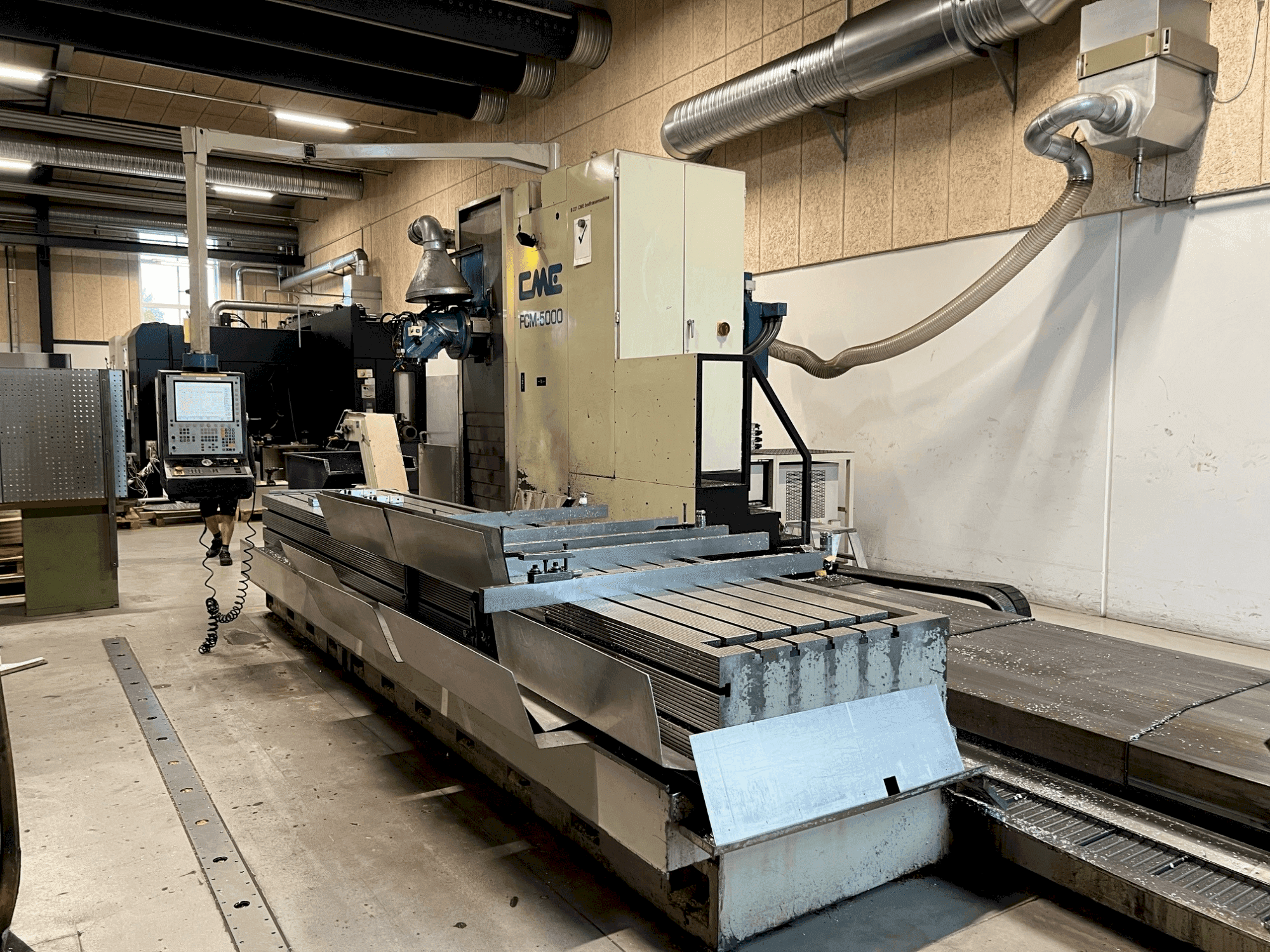 Vooraanzicht van CME FCM 5000 machine