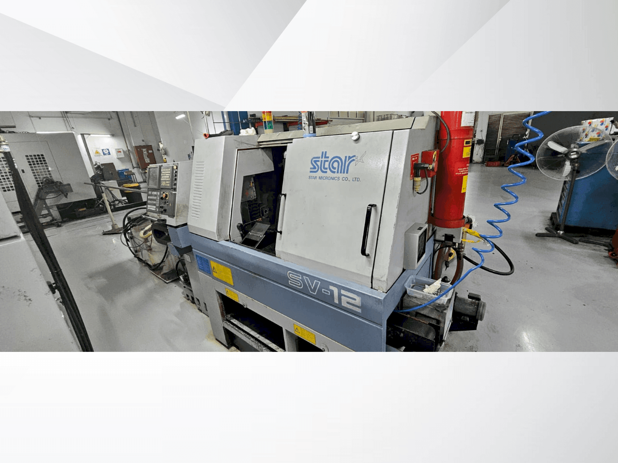 Vooraanzicht van Star SV-12 machine