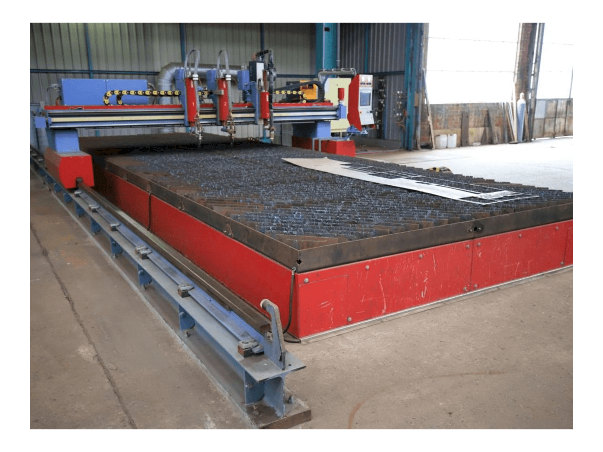 Vooraanzicht van SATO LS 3500 machine