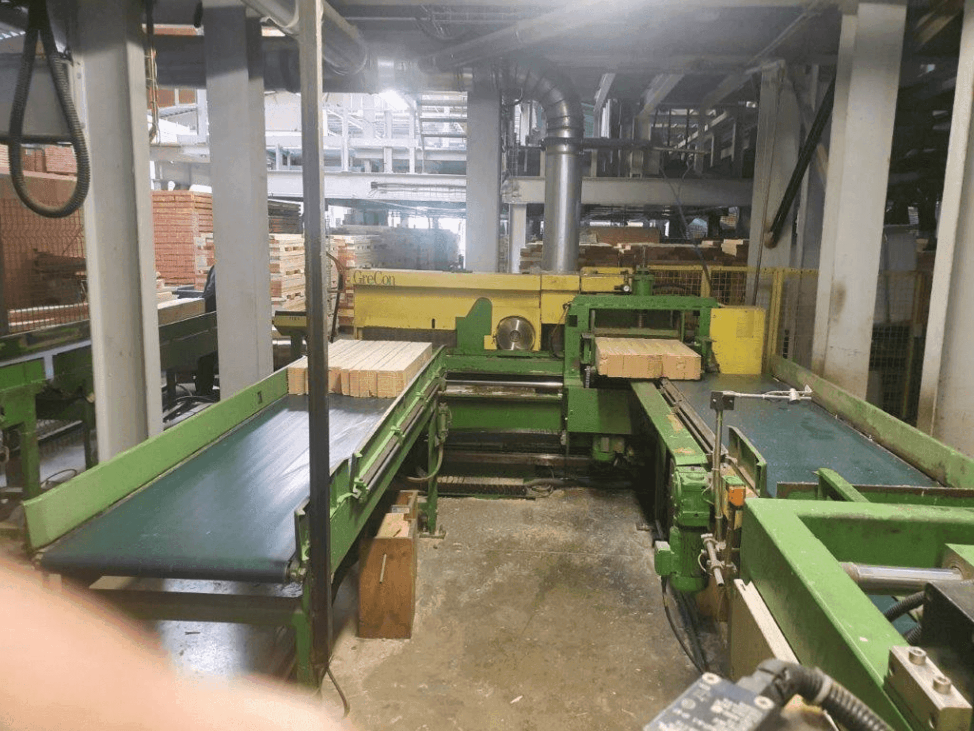 Vooraanzicht van Grecon Dimter FDL-F 205/600/500 machine