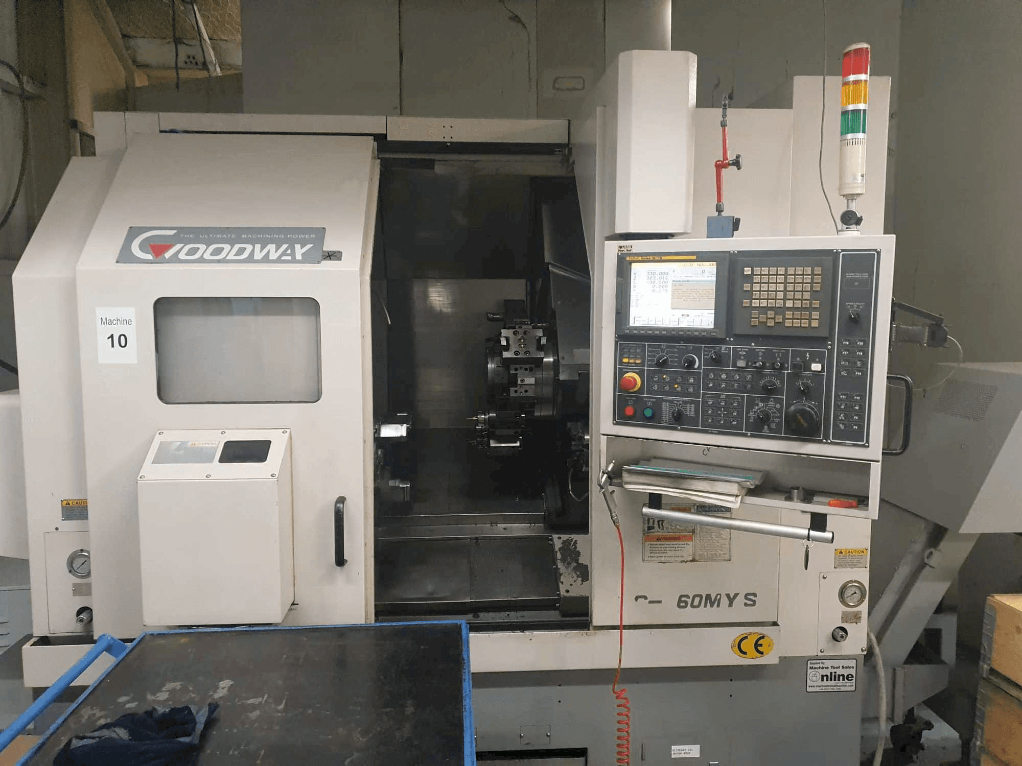Vooraanzicht van Goodway GS-260MYS machine
