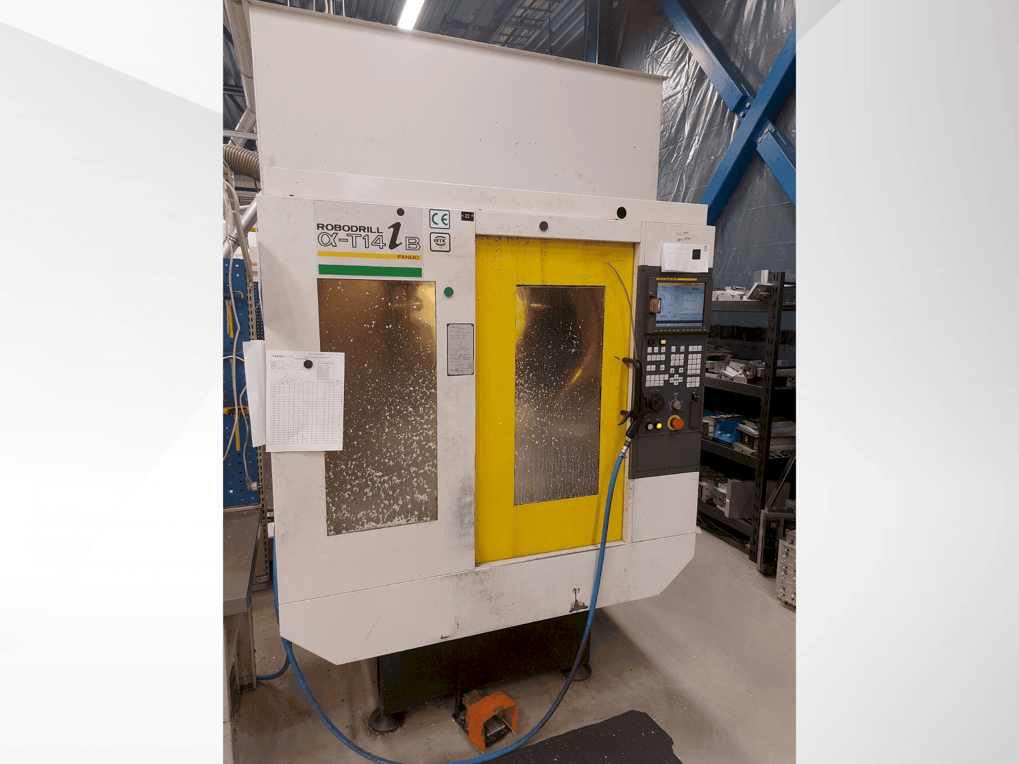 Vooraanzicht van FANUC Robodrill α-T14iB machine