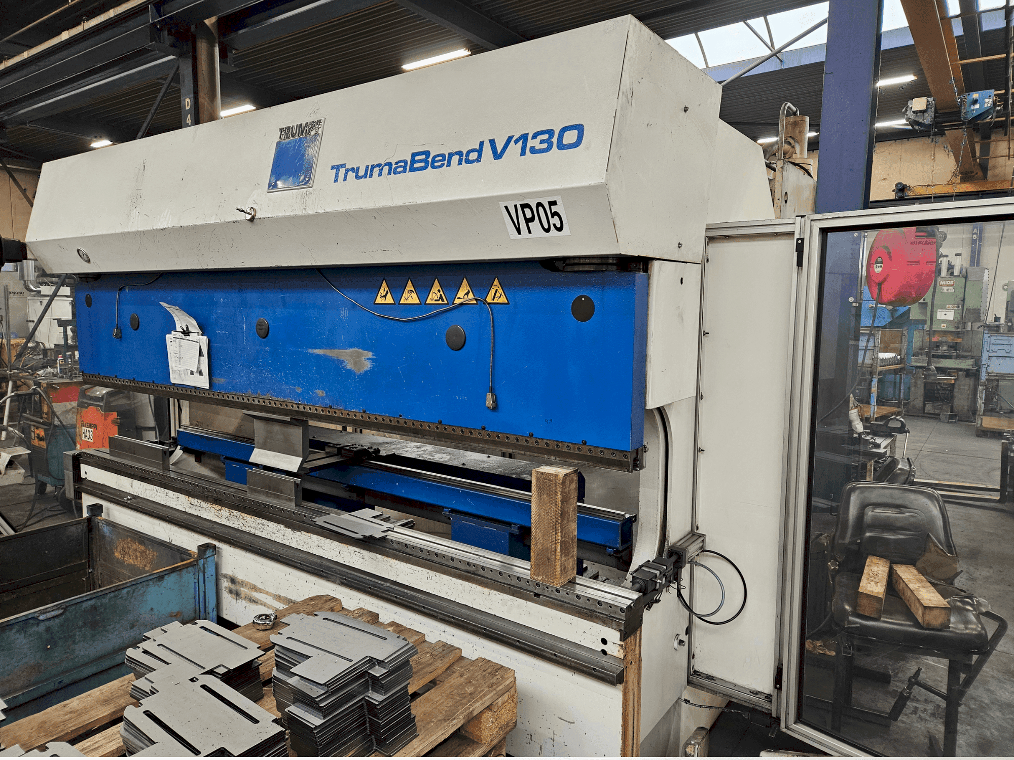 Vooraanzicht van TRUMPF TrumaBend V130 machine